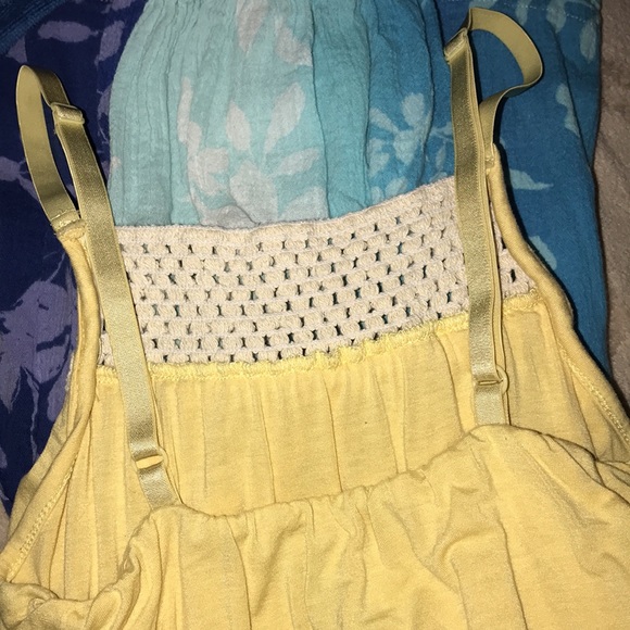 Blue flowery and yellow dress bundle 💕 - Picture 5 of 5